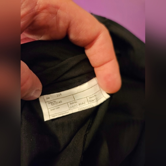 Joseph Abboud Custom Made Herringbone/Paisley Vest And Slacks Bundle - Picture 13 of 13